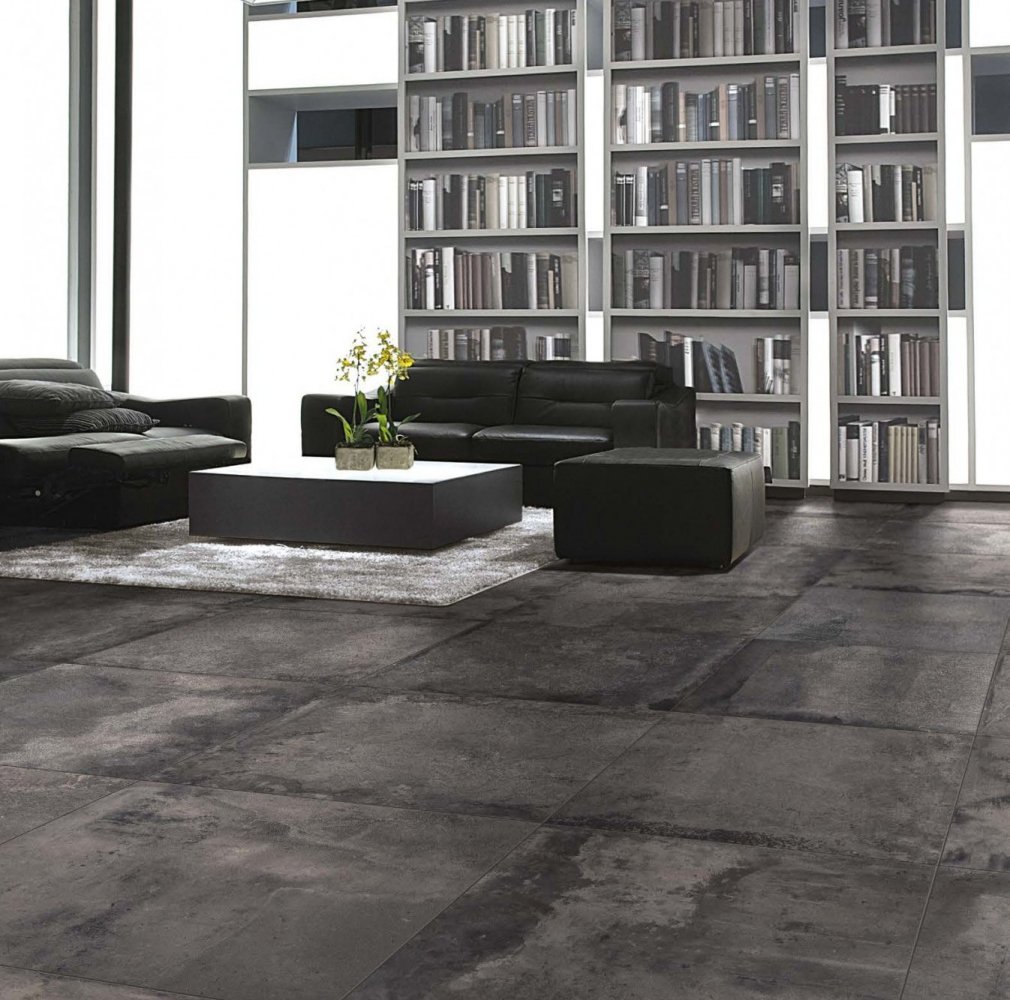 Carrelage imitation pierre - Evoque Carbon