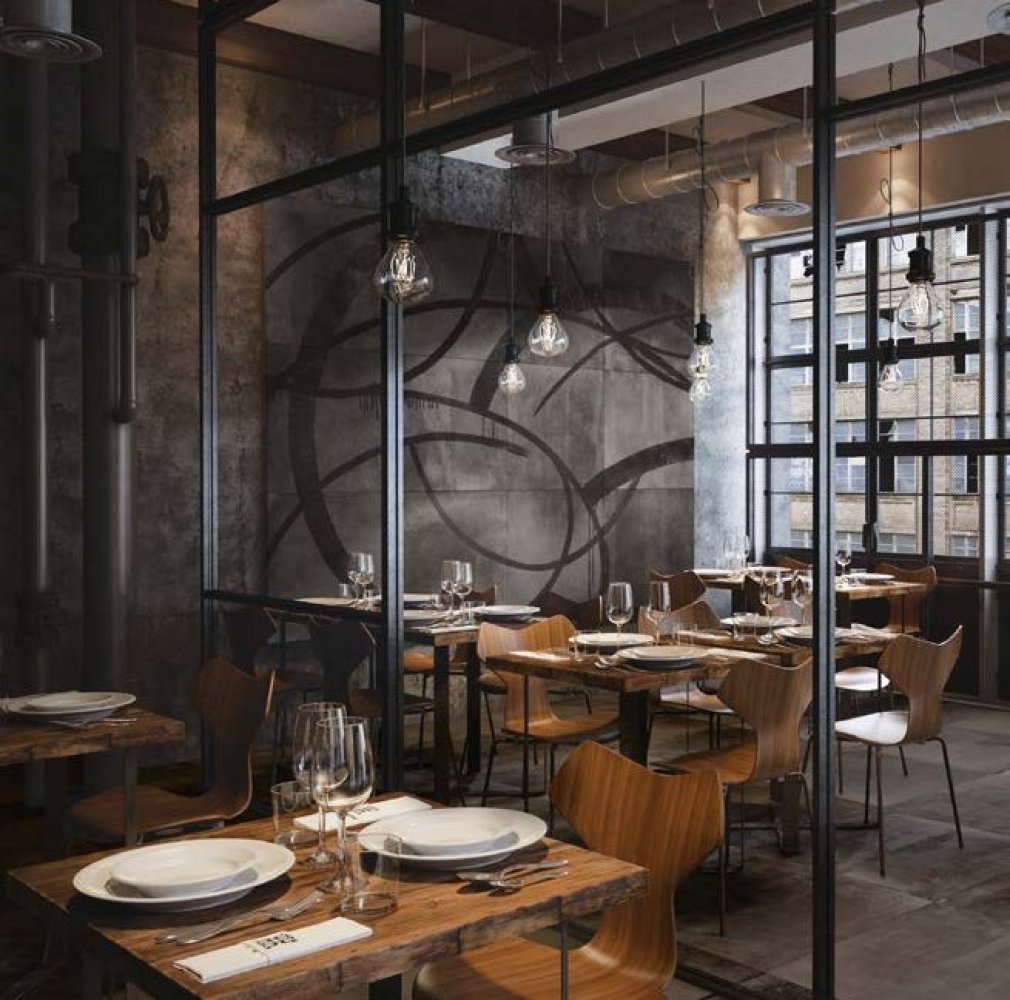 Carrelage effet béton - Toka Tire Cliff Composizione