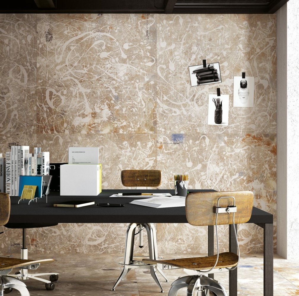 Carrelage effet béton - Action Paint Dark White 