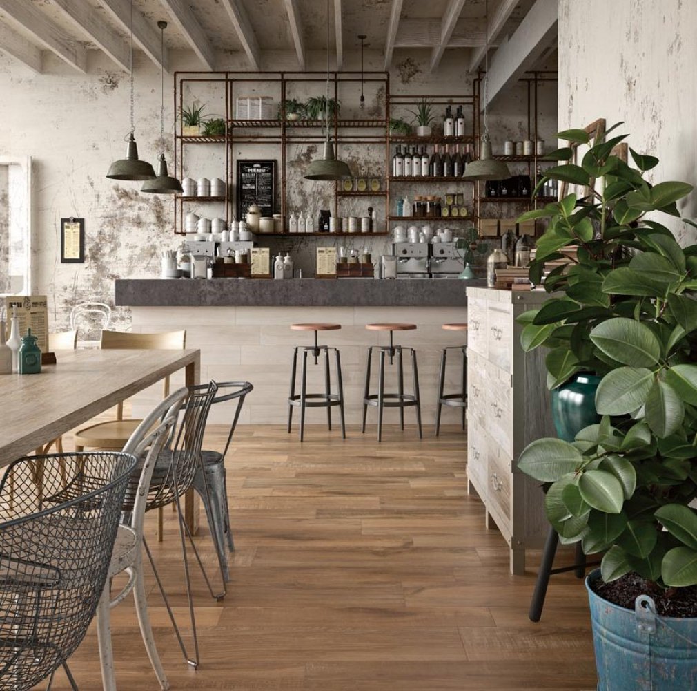 Carrelage imitation parquet - North Wind Brown