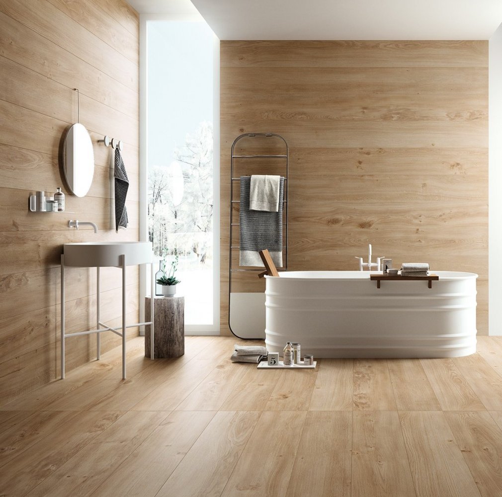 Carrelage imitation parquet - Komi Natural